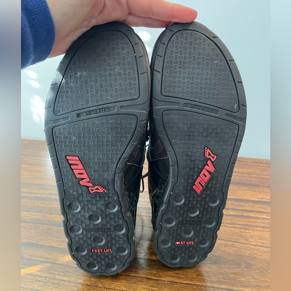 Inov-8, Fast Lift 225, mens 11.5, MetaFlex, black and red weightlifting shoes - Picture 7 of 12
